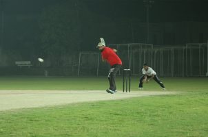 cricket playing
