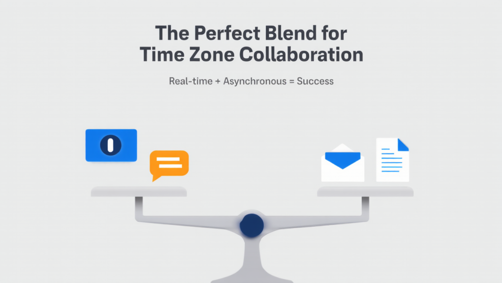 Comparing synchronous vs asynchronous collaboration tools for effective time zone management