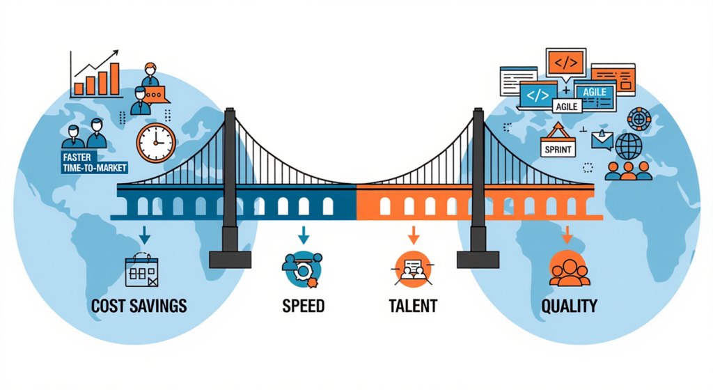 Agile Offshore Development Bridge Concept