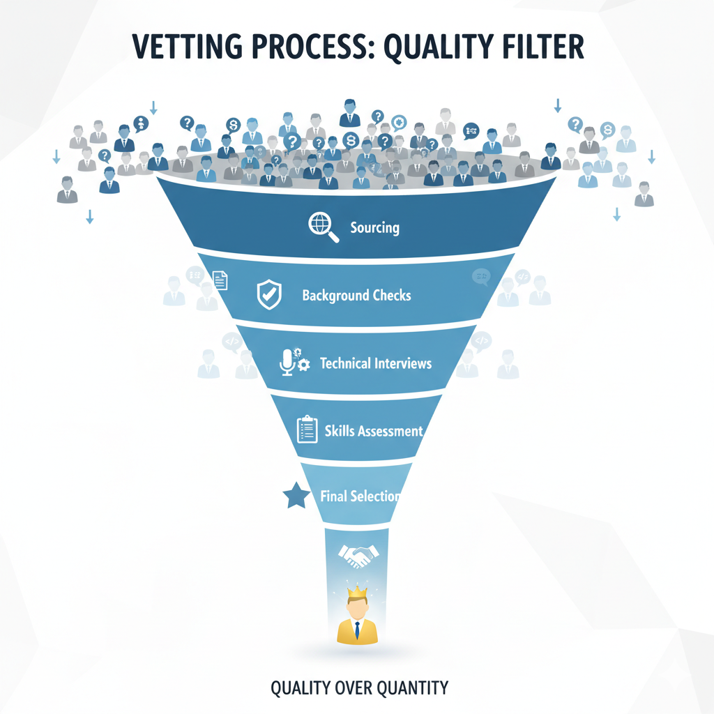 4-step vetting process